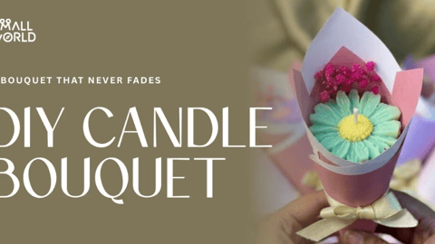 DIY Candle Bouquet
