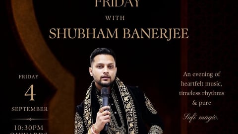 Tricity's Biggest Sufi Friday With Shubham Banerjee