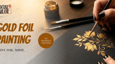 Gold Foil Art Date