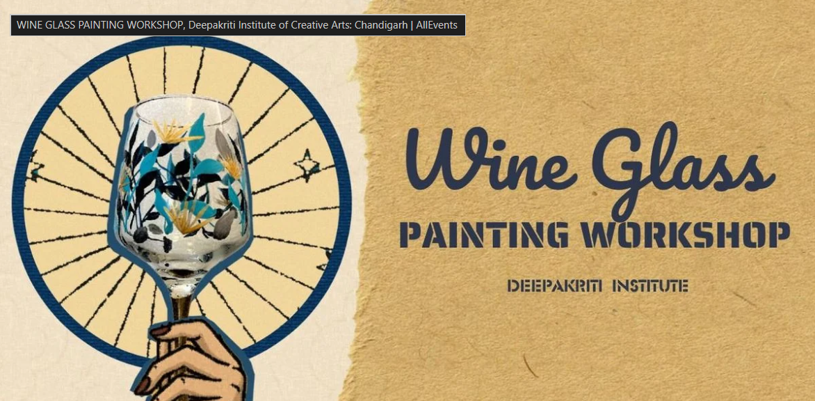 WINE GLASS PAINTING WORKSHOP