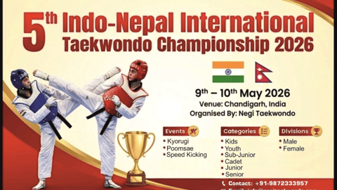 5th Indo-Nepal International Taekwondo Championship 2026