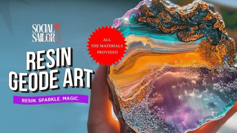 Resin Geode Art Date
