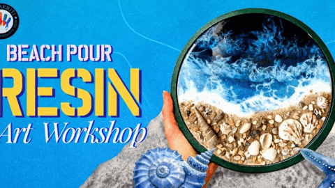 Beach Pour Resin Art Workshop