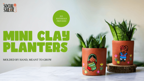 Mini Clay Planters - Chandigarh