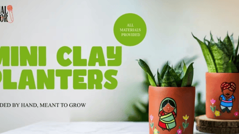 Mini Clay Planters