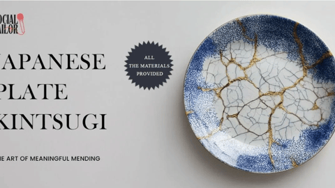 Japanese Kintsugi Plate