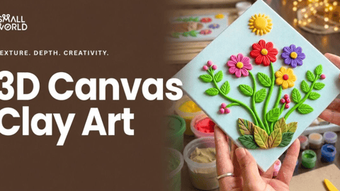 3D Canvas Clay Art