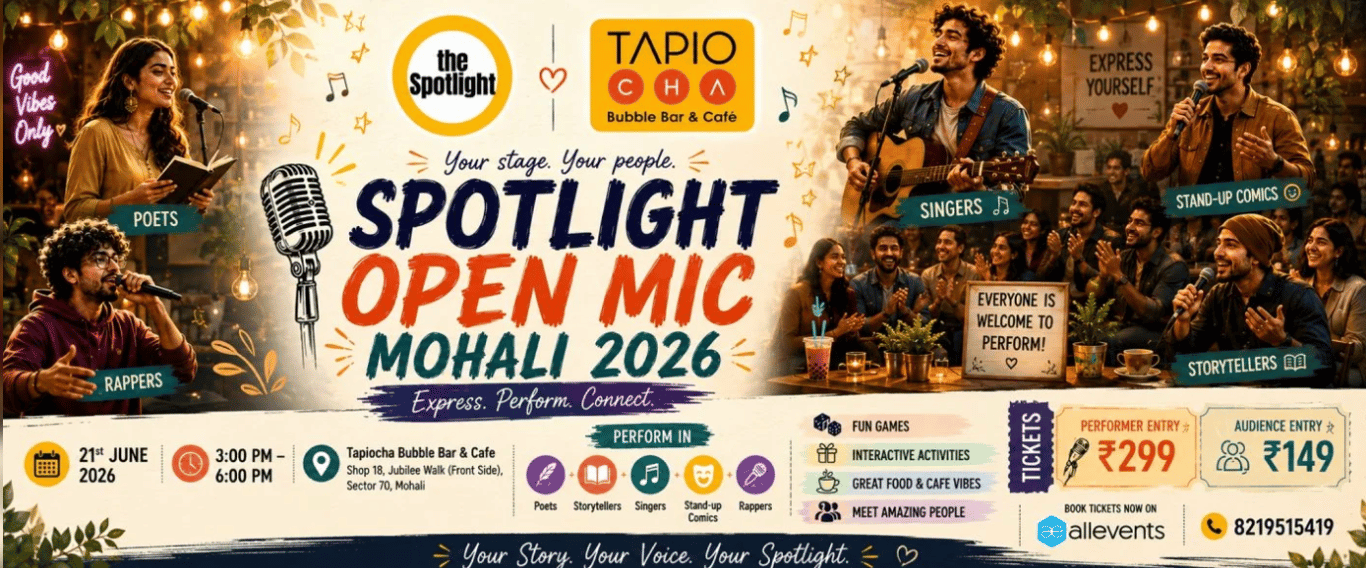 Mohali Open-Mic 21st June,2026