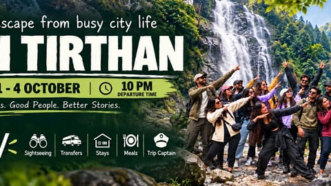 2 Nights / 3 Days Jibhi – Tirthan Trip