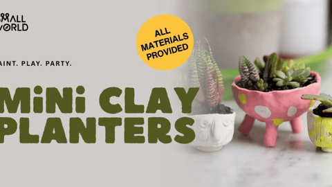 Mini Clay Planters