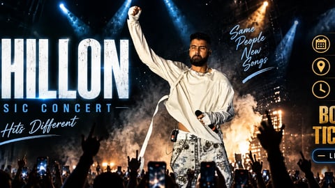 AP Dhillon Live Music Concert