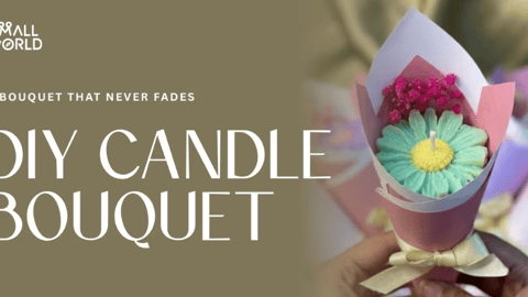 DIY Candle Bouquet