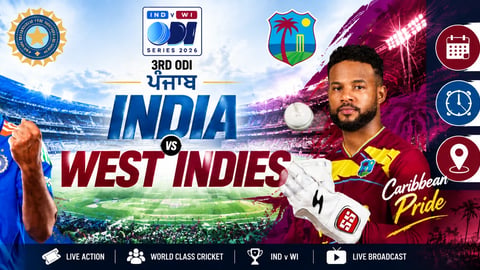 India vs West Indies 3rd ODI