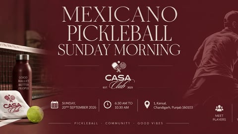 Mexicano Pickleball Sunday Morning