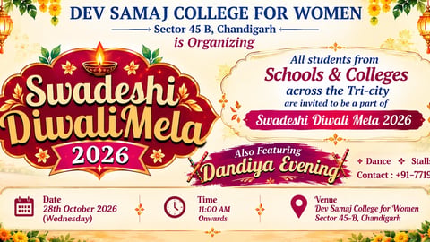 Dil Wali Diwali | Chandigarh | 31 Oct 2026