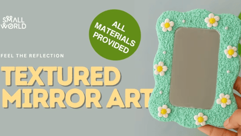 Textured  Mirror Art