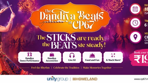 The Dandiya Beats at CP67