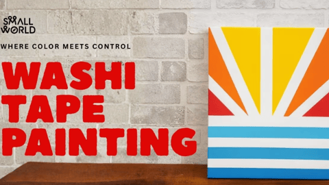 Washi Tape Painting