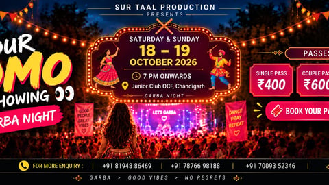 Your FOMO Is Showing–Garba Night
